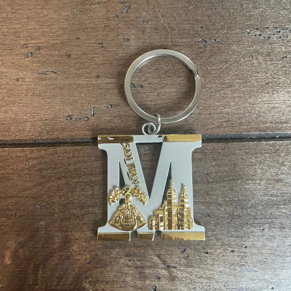 “M” keychain
